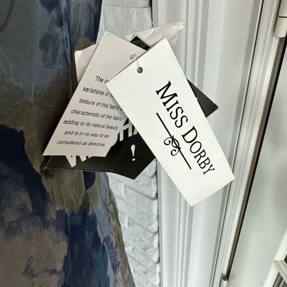 Blue Floral Dress - Picture 3 of 7